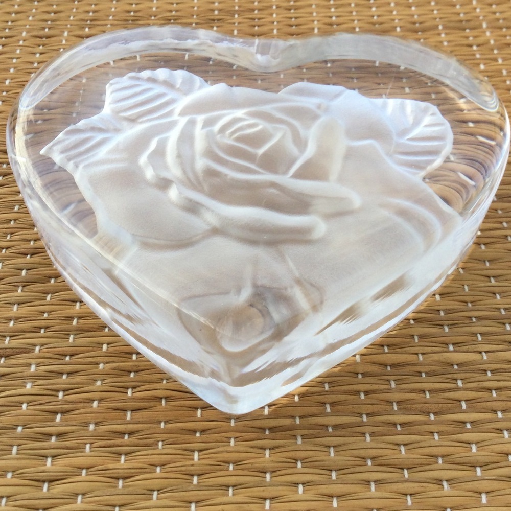 MIKASA GLASS ROSE NEW - Picture 4 of 4